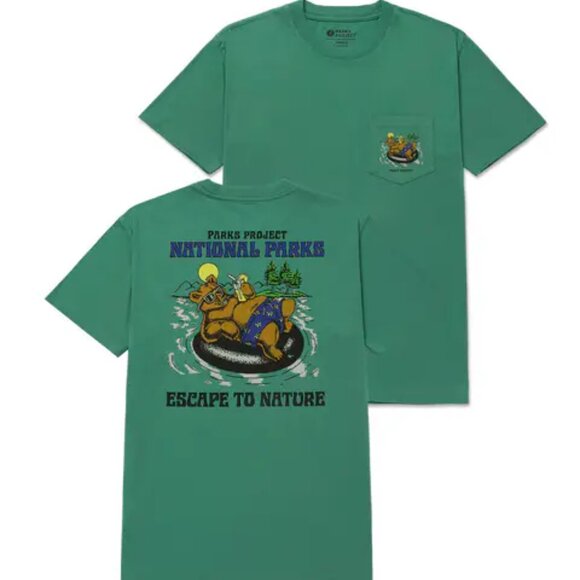 Parks Project Escape to Nature Bear Float Pocket Tee - Picture 2 of 11